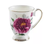European Pastoral China Coffee Milk Mug Ceramic Creative Floral Painting Water Cup Afternoon Teacup Kitchen Drinkware S