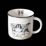 New 280ml Cat Animal Cartoon Coffee Ceramic Cup 4 Styles Creative Milk Tea Water Morning Mug Best Birthday For Friends