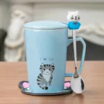 Creative Cute Mug 350ml CAT KITTY CERAMIC MILK CUP CUP COPFEE CUP CARTON KITEN / TOTORO MUG Home Office Cup