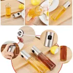 Oil Spray Bottle Barbecue Water Vinegar Sprayer Oil Sprayr Kitchen Injector Glass Pot Dispenser Kitchen Tools Accessories