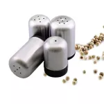 1PC Stainless Steel Magnetic Seasoning Pot Salt Pepper Spice Cruet Condiment Box Cooking Bottle Kitchen Tool JO 1078