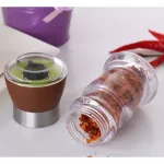 1PCS Salt Pepper Mills Manual Strong Grinder Seasoning Bottle Pepper Grinder Solid Wood Pepper Mill Kitchen Cooking TOCTB1