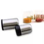 1PC Stainless Steel Magnetic Seasoning Pot Salt Pepper Spice Cruet Condiment Box Cooking Bottle Kitchen Tool JO 1078