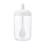 1PC Spice Jar with Spoon Chicken Essence Seasoning Bottle Salt Cooking Tools Creative Kitchen Storage Box Supplies