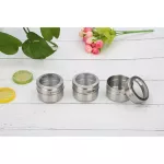 Magnetic Dustproof Visible Stainless Steel Seasoning Pot Spice Seasoning Bottle Seasoning Box Outdoor Barbecue Set
