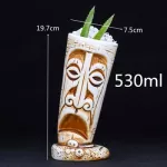 New Hawaii Tiki Mugs Cocktail Beer Beverage Mug Ceramic Easter Islandder Tiki Mug