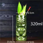 350ml-700ml Tiki Mug Creative Porcelain Beer Wine Mug Cup