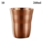 175/260/300/480ml Double Layer Stainless Steel Cup Bar Party Coffee Mug Double-Layer Cup Shaatter-Resistant Drink Cup Beer