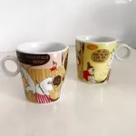 1PC Nordic Style Illustration Cartoon Muumi Little My Girl Mini Porcelain Tea Coffee Mug Cup Birthday Collection 140ml