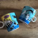 1pc Nordic Style Illustration Cartoon Muumi Little My Mini Porcelain Tea Coffee Mug Cup Birthday Collection 140ml