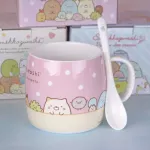 Anime Cartoon Sumikko Gurashi Bio Cartoon Cute Ceramic Milk Coffee Tea Water Cups Home Office Breakfast Cup