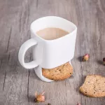 3d Coffee Mug Biscuit Cookie Dessert Pocket Ceramic Mugs Coffee Milk Tea Cups Drinkware 200ml