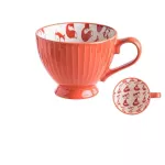3d Retro Breakfast Ceramic Cups Birthday S Coffee Milk Oatmeal Cup Animal Lovely Mug Ice Cream Pottery Cups