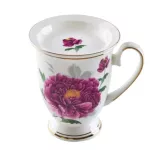 European Pastoral China Coffee Milk Mug Ceramic Creative Floral Painting Water Cup Afternoon Teacup Kitchen Drinkware S