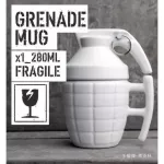 Creative Grenade with Cap Mug Office Grenade Ceramic Coffee Couple Weird Water Cup 280ml