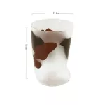 Instagram Hot Cocone Cute Cat Claw Milk Milk Frosted Crystal Glass Cafe Coffee Taza Kitty Leg Kid Children Breakfast Cup
