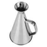 1000ml Stainless Steel Non Drip/No Mess Olive Oil Dispenser Kitchen Oil/Vinegar Pot-Easy to Clean and Leakproof