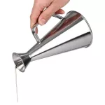 1000ml Stainless Steel Non Drip/No Mess Olive Oil Dispenser Kitchen Oil/Vinegar Pot-Easy to Clean and Leakproof