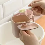 CLEAR SEASONING RACK SPICE POTS 3/4 Piece Seasoning Box Set Seasoning Continers Spice Jar with Lids and Spoon