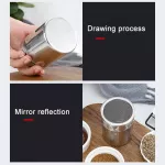 Chocolate Shaker Lid Stainless Steel Icing Sugar Flour Cocoa Powder Coffee Sifer Cooking Tool C66