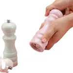 PEPPER GROTER GROD GROUND PEPPER PEPPERCORS CRUSHED Sea Salt Wooden Kitchen Household White and Black Pepper Grinder