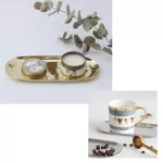 8 Color Stainless Steel Oval Storage Tray Candle Plate Jewelry Display Tray Cake Tea Storage Dish Decor Holder