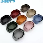 JINSERTA PU Leather Folding Tray Jewelry Display Plate Cosmetic Organizer Desk Keys Coins Wallet Sundries Decor Tay S