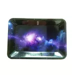 180*125mm Tobacco Rolling Tray Tinplant Cigarette Rolling Tools Herb Metal Ashtray Smoking Accessories for Weed Storage Plate