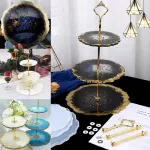 Metal Connection Frame for DIY 3 Layer Fruit Tray Cake Stand Diy Diy DiOY DICORIVE CRAFT MAKING MATERIAL TY DISPLAY RACK Accessories