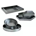 Silver Tray Hexagon Jewelry Storage Tray Plate Desk Desk Dessert Dessert Tray