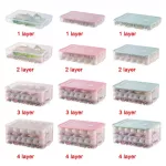 Food Preservation Tray RefrigoRGOR DUMPLINGS STORAGE STOROGER BOX with LID BJSTORE DC120