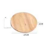 Rubber Wood Round Japanse Dinner Plate Rectangle Service