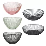 Fruit Holder Vegetable Basket Iron Wire Candy Biscuit Bowls Tray Kitchen Food Storage Lbspping