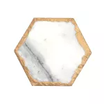 Marble Storage Tray Retro Jewelry Display Plate Cosmetic Organizer Food Container Tea Coffee Milk Serving Tay S