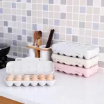 18-Cell Egg Storage Box Egg Tray Holder Egg Storage Box Refrigort Crisper Storage Container Home Storage Organization