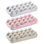 18-Cell Egg Storage Box Egg Tray Holder Egg Storage Box Refrigort Crisper Storage Container Home Storage Organization