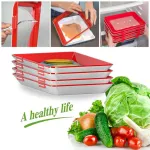 Creative Food Preservation Tray Food Fresh Keeing Fresh Spacer Organizer Food Preservate Refrigerator Food Storage