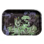Big Size Storage Rolling Tray Metal Cigarette Smoking Weed Rolling Tray Herb Tobacco Tinplate Discs Smoke Cigarette Paper