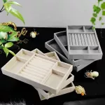 Velvet Cloth Drawer Jewelry Stray Earring Ring Box Commodity Display Trays Rings Necklace Bracelet Organizer Stand