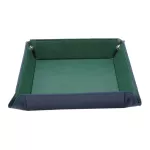 Foldable Storage Box Pu Leather Square for Dice Table Games Key Wallet Coin Box Tray Desk Storage Box Tays Decor