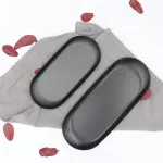 High Quality Stainless Steel Storage Gold Silver Oval Fruit Plate Jewelry Display Metal Tray Storage Supplies