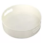 360 Rotating Tray Kitchen Storage Continers for Spice Jar Snack Food Tray Bathroom Storage Box Non Slip Cosmetics Organizer