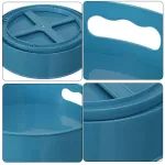 360 Rotating Tray Kitchen Storage Continers for Spice Jar Snack Food Tray Bathroom Storage Box Non Slip Cosmetics Organizer