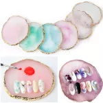 Resin Storage Painted PAINTTE TRAY Jewelry Display Board Necklace Ring Earrings Display Tray Creative Decoration Storage Box