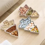 New Creative Tree Shaped Dried Fruits Plate Dry Fruit Boxes Lazy Snack Box Household Snack Plates