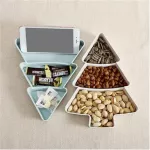 New Creative Tree Shaped Dried Fruits Plate Dry Fruit Boxes Lazy Snack Box Household Snack Plates