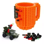 1 Piece Build A Brick Mug Building Blocks Coffee Cups Frozen Coffee Mug Diy Puzzle Lego Mug 12oz 350 Ml