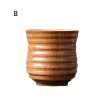 Handmade Wooden Teacup Wood Coffee Mug Accessories Rubber Drinkware Handmade Water Drinking Mugs Tea Milk Cup