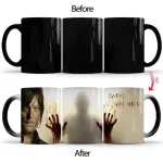 350ml The Walking Dead Magic Mug Color Changing Heat Sensitive Ceramic Coffee Mug Surprise S Magic Tea Cup Bloody Hands Mugs