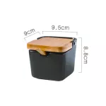 Kitchen Supplies Ceramic Seasoning Pots Pepper Cup and Seasoning Salt Seasoning Bottle Seasoning Box Kitchen Seasoning Tools